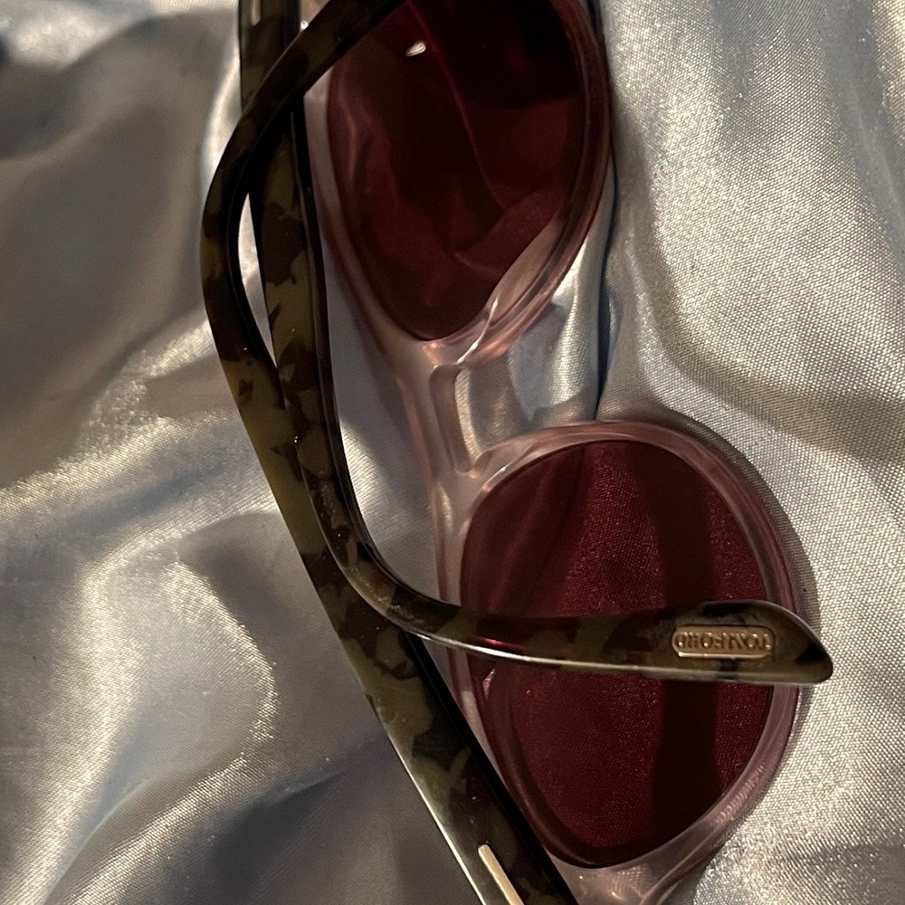 Tom Ford Tortoiseshell Sunglasses with Burgundy Lenses